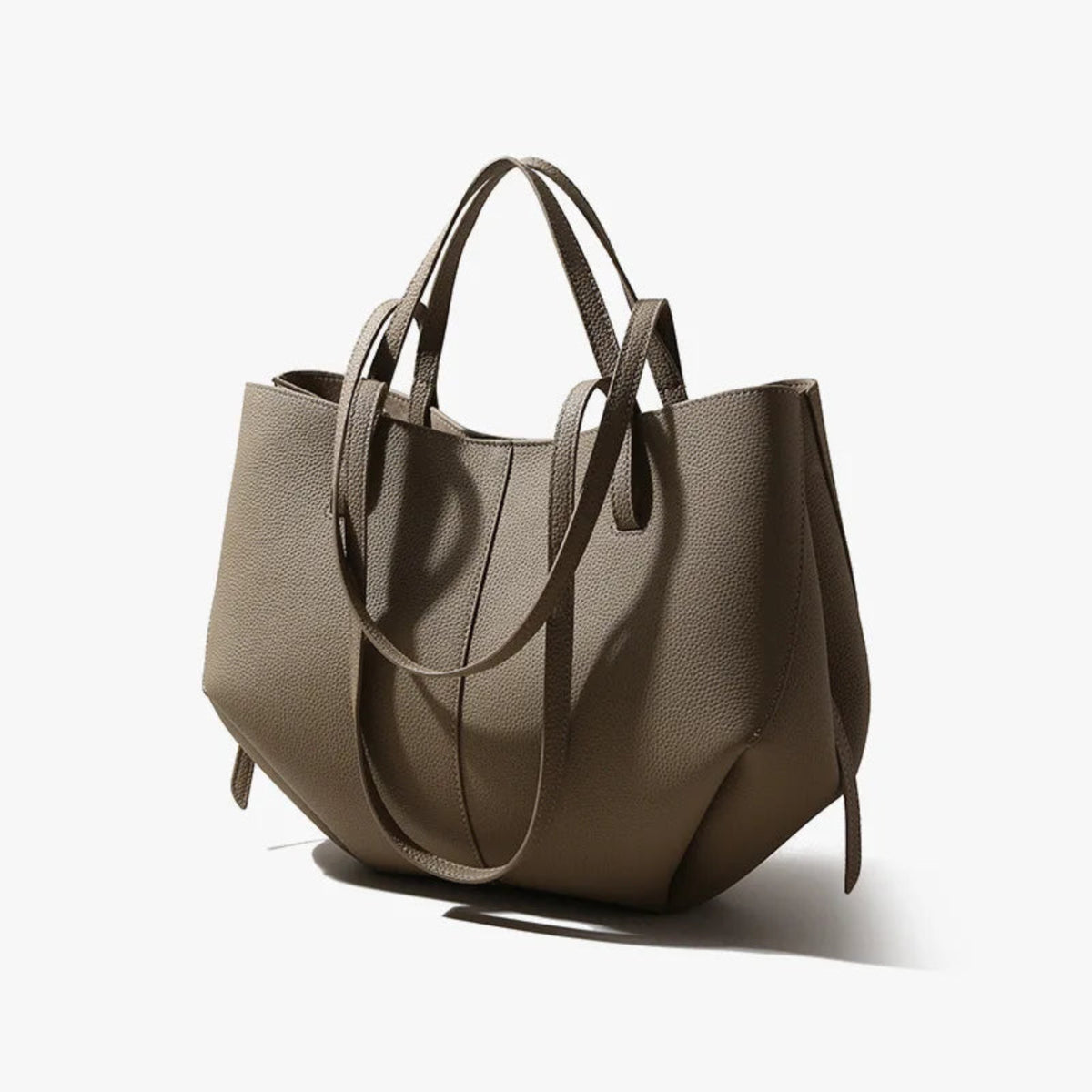 2025 First Layer Genuine Leather Women Tote Bags High Quality Big Shoulder Bag Commute Handbags Ladies Fashion Travel Bag Brown Smash Price Shop
