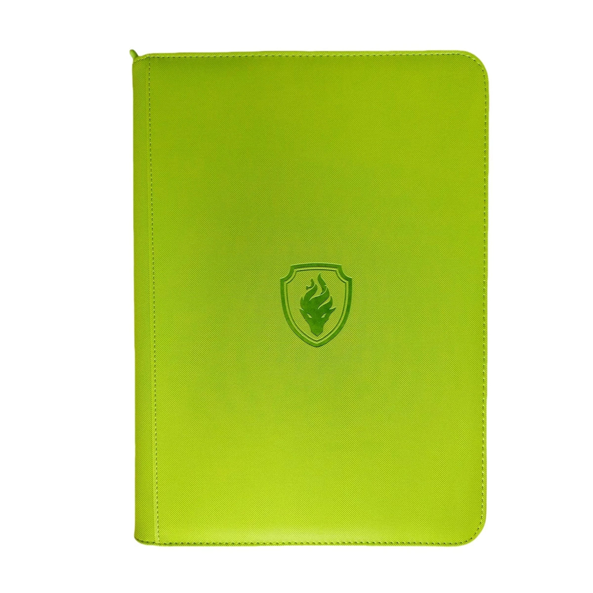 360-Slot Zipper Trading Card Binder in Grass green – product image 10