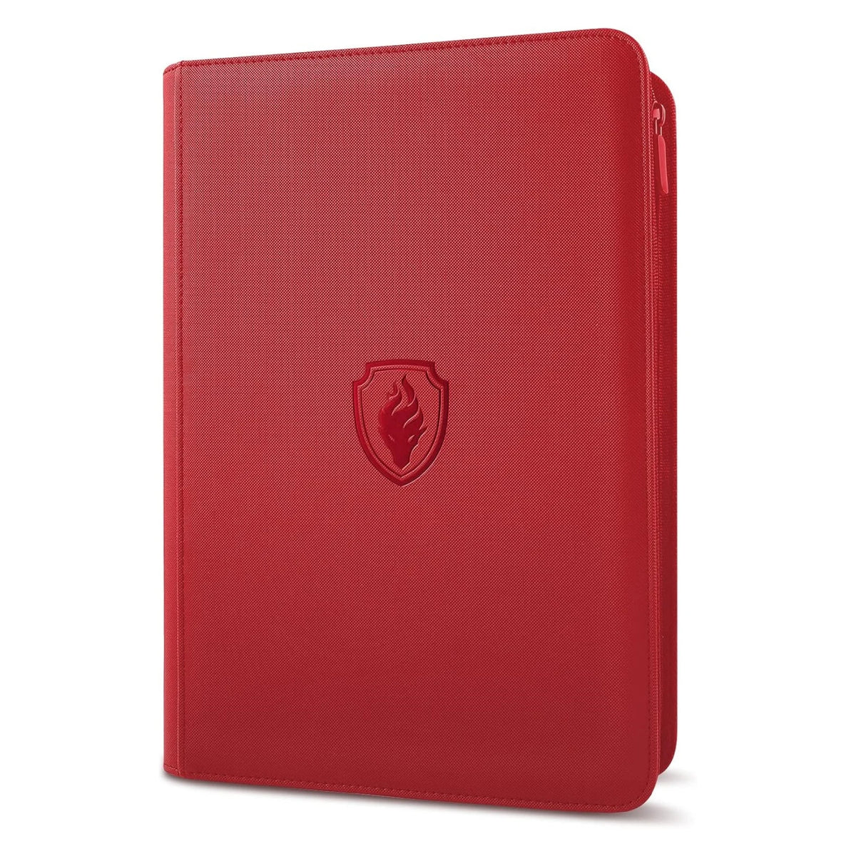360-Slot Zipper Trading Card Binder in Red-360 – product image 11