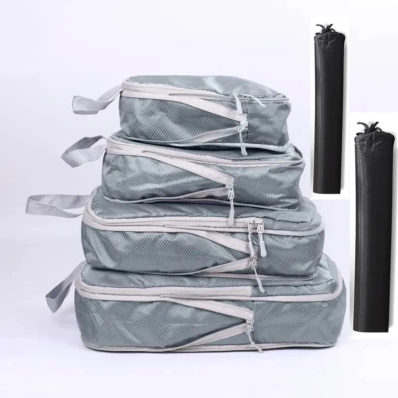 6-Piece Compression Packing Cube Set with Shoe Bag – product image 7