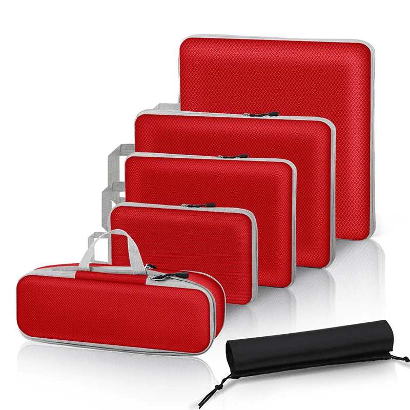 6-Piece Compression Packing Cube Set with Shoe Bag – product image 16