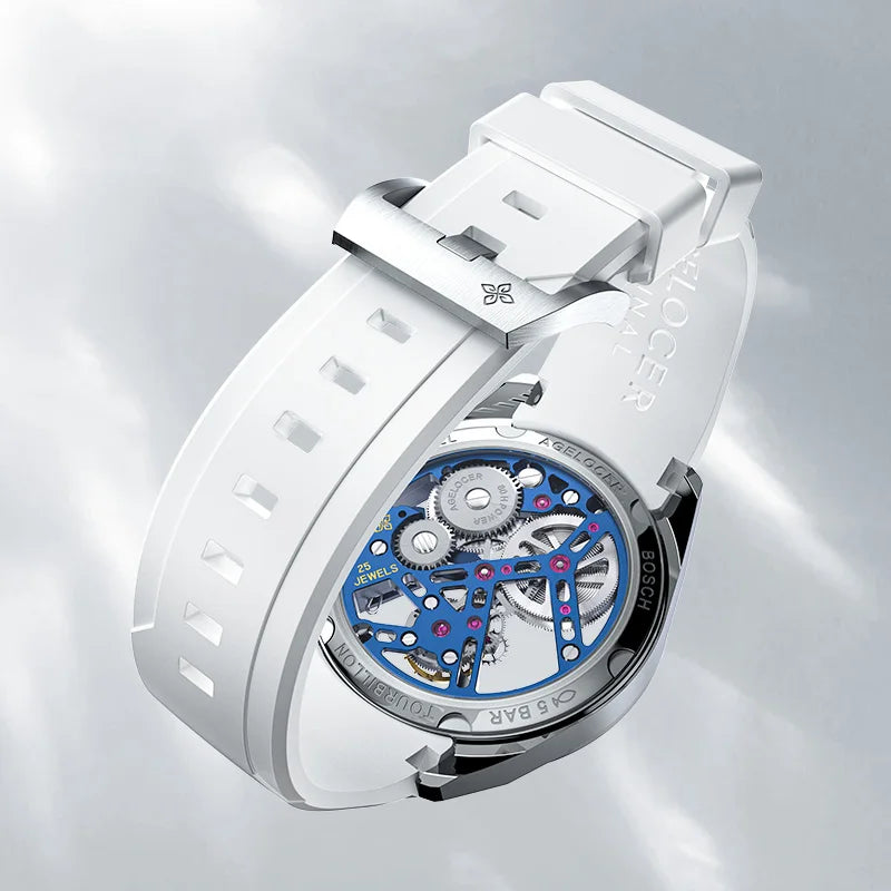 AGELOCER 9104W10-R Tourbillon Men’s Mechanical Watch – Sapphire Ceramic Bezel Smash Price Shop Women's Watch
