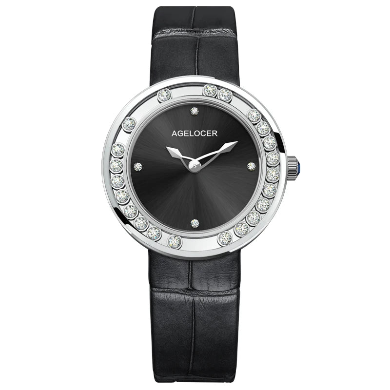 AGELOCER Baikal Diamond Women's Watch – Luxury Quartz Gift