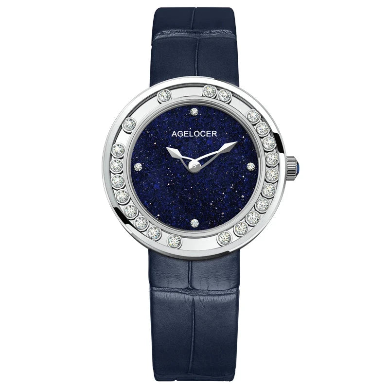 AGELOCER Baikal Diamond Women's Watch – Luxury Quartz Gift
