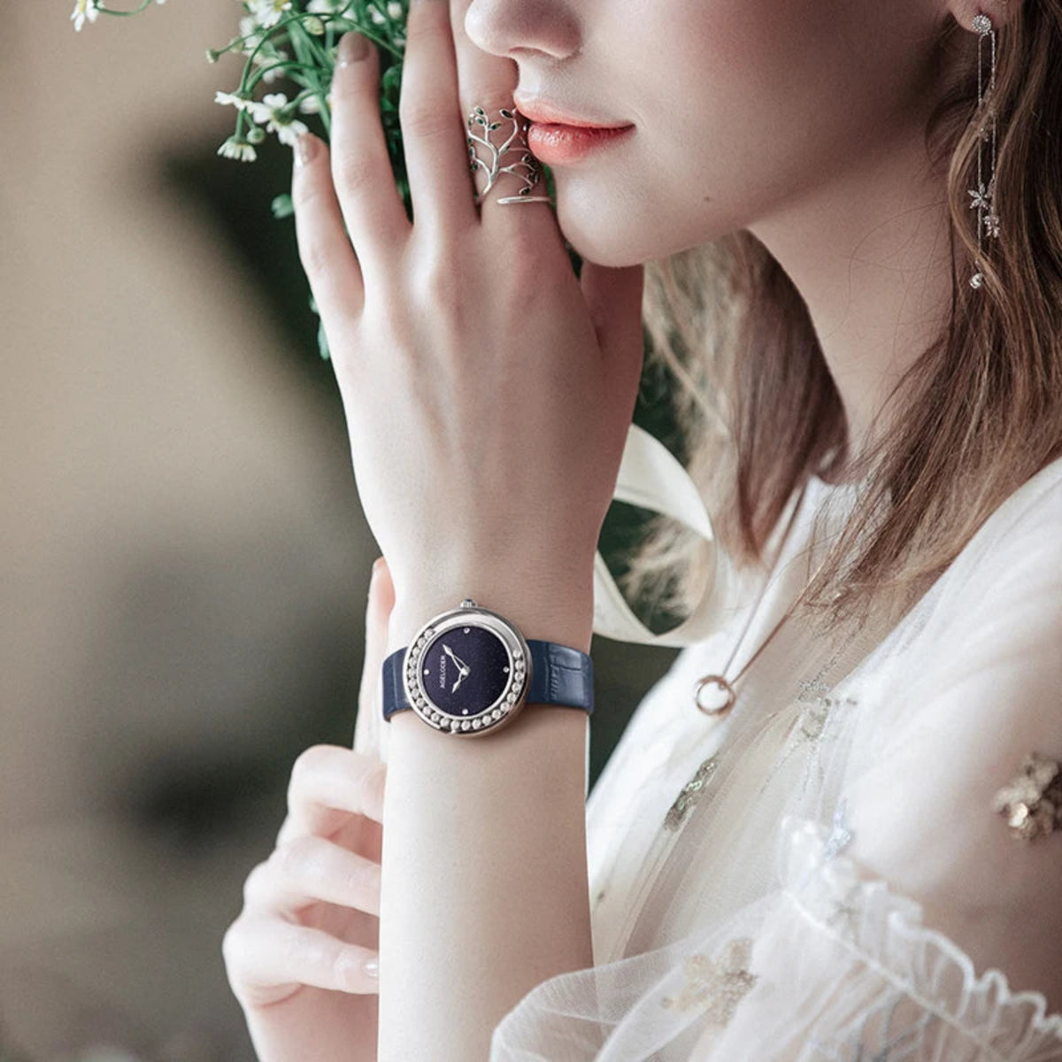 AGELOCER Baikal Diamond Women's Watch – Luxury Quartz Gift Smash Price Shop Women's Watch