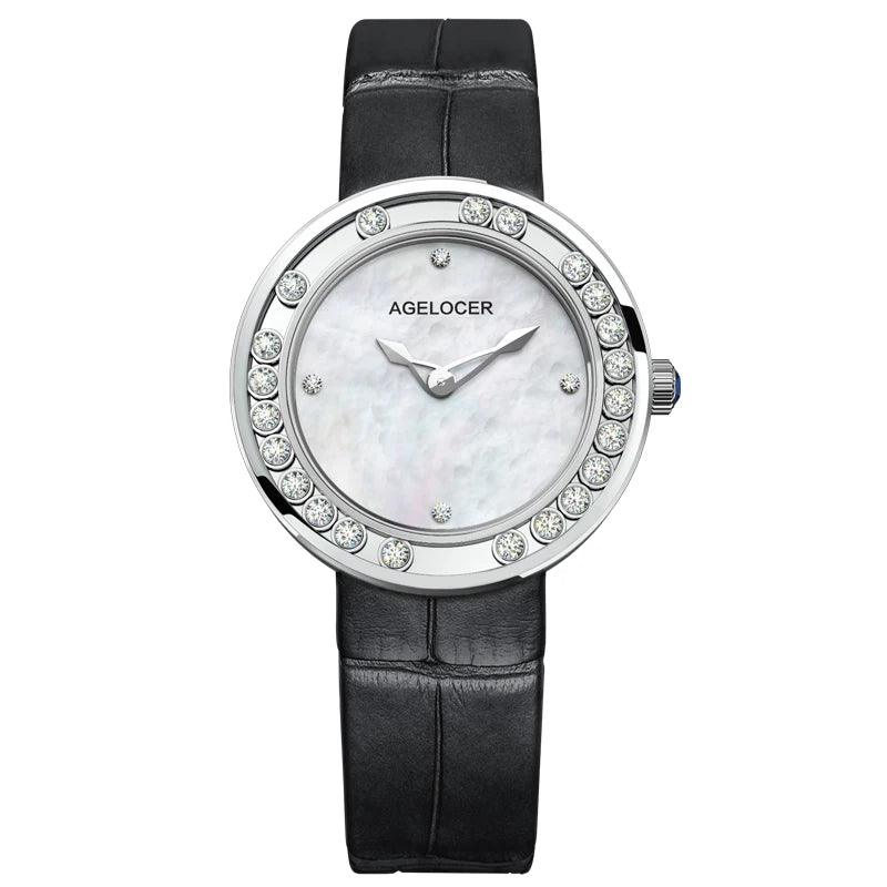 AGELOCER Baikal Diamond Women's Watch – Luxury Quartz Gift