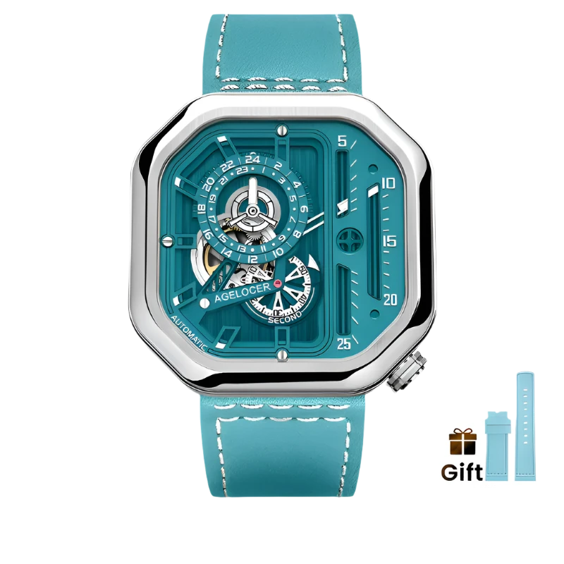 AGELOCER Luxury Skeleton Watch for Women