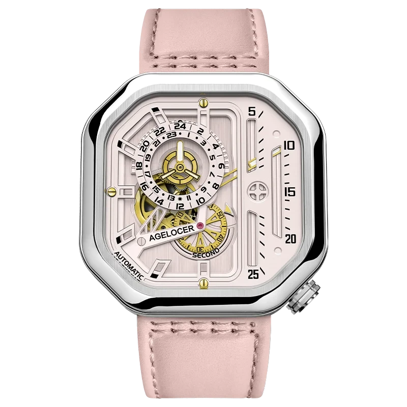 AGELOCER Luxury Skeleton Watch for Women