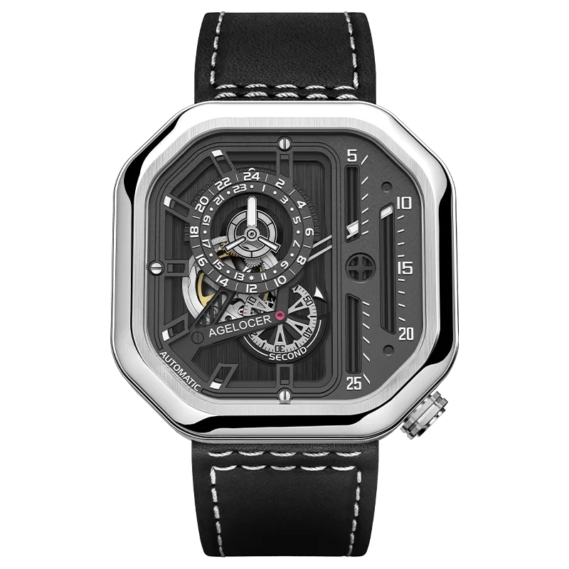 AGELOCER Luxury Skeleton Watch for Women