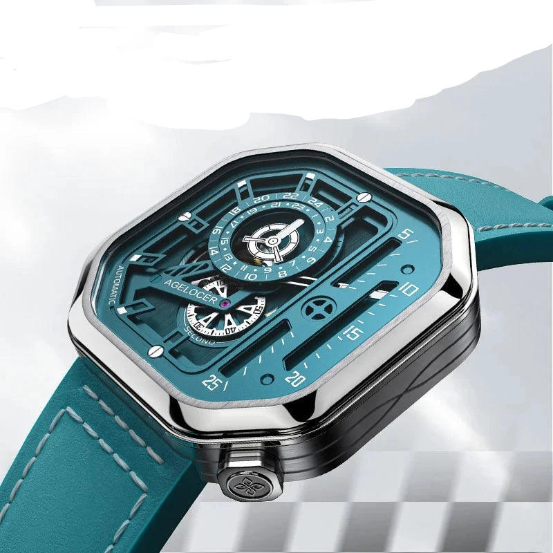 AGELOCER Racing Skeleton Watch – Women's Luxury Automatic Smash Price Shop Women's Watch