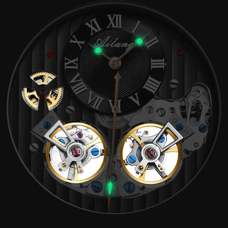 AILANG Double Tourbillon Automatic Watch Men