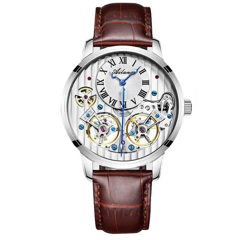 AILANG Double Tourbillon Automatic Watch Men Smash Price Shop Men's Watch