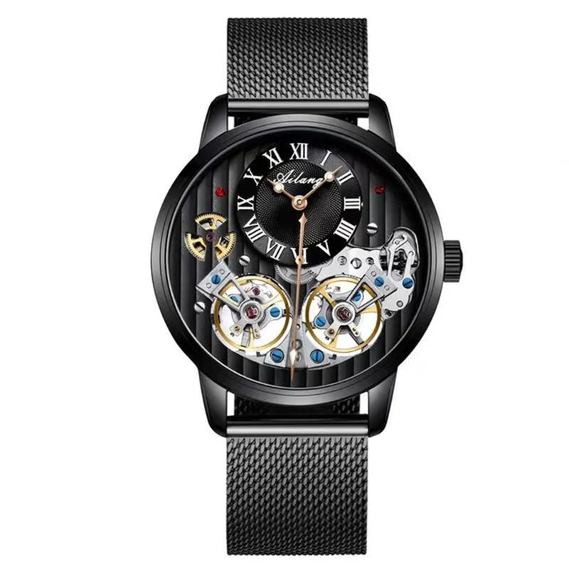 AILANG Double Tourbillon Automatic Watch Men Smash Price Shop Men's Watch