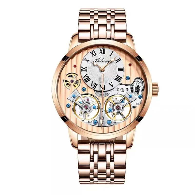 AILANG Double Tourbillon Automatic Watch Men Smash Price Shop Men's Watch