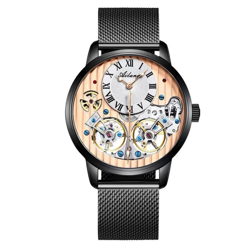 AILANG Double Tourbillon Automatic Watch Men Smash Price Shop Men's Watch