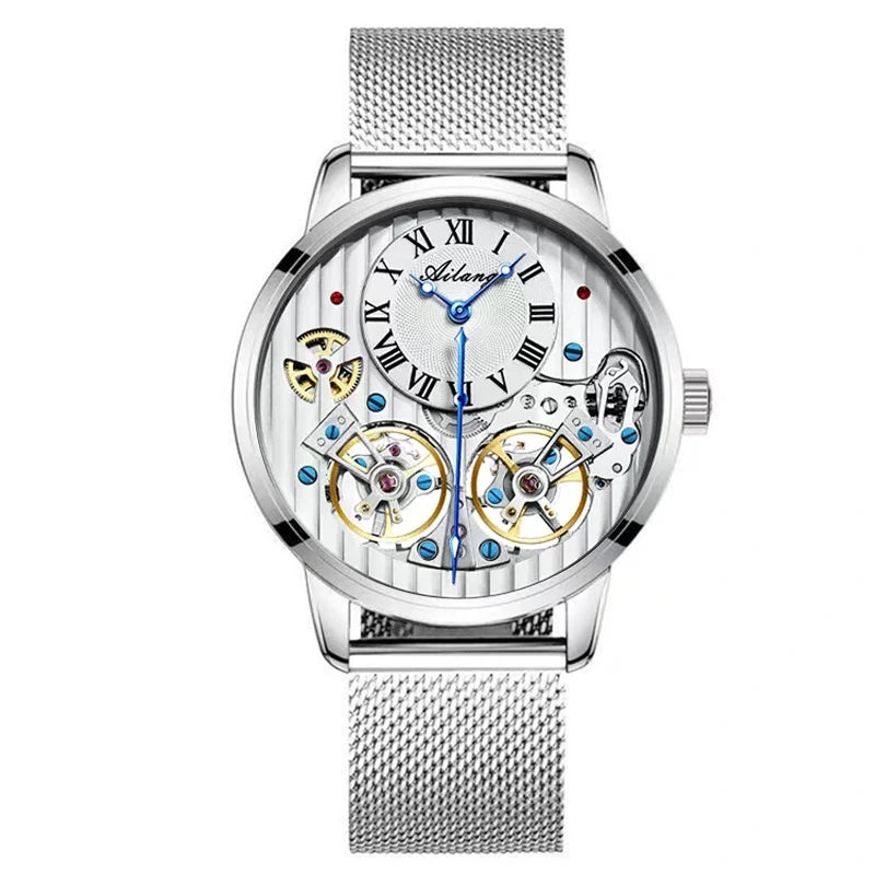 AILANG Double Tourbillon Automatic Watch Men Smash Price Shop Men's Watch