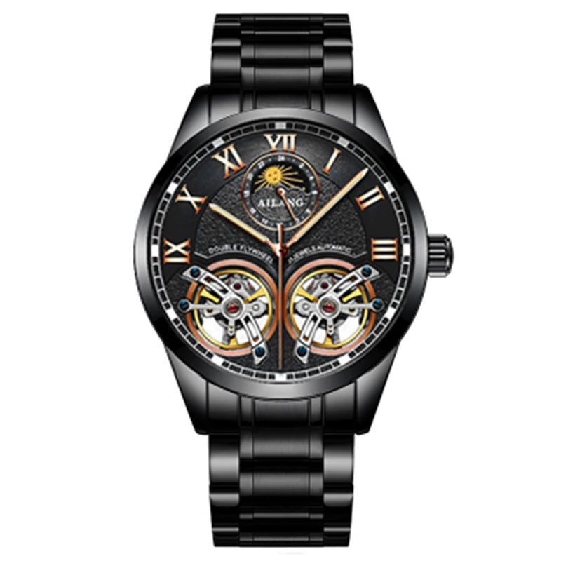 AILANG Dual Flywheel Watch – Auto, Moon Phase Smash Price Shop Watch
