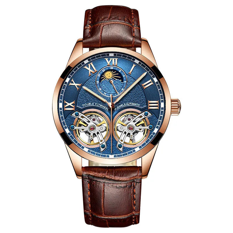 AILANG Dual Flywheel Watch – Auto, Moon Phase