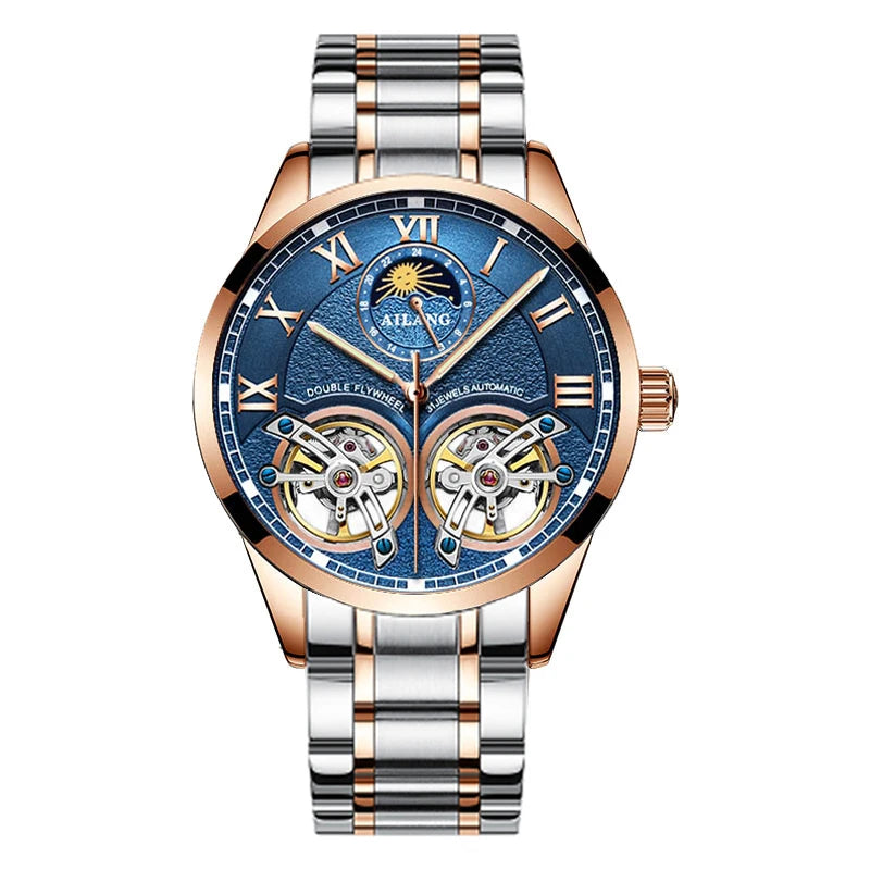 AILANG Dual Flywheel Watch – Auto, Moon Phase