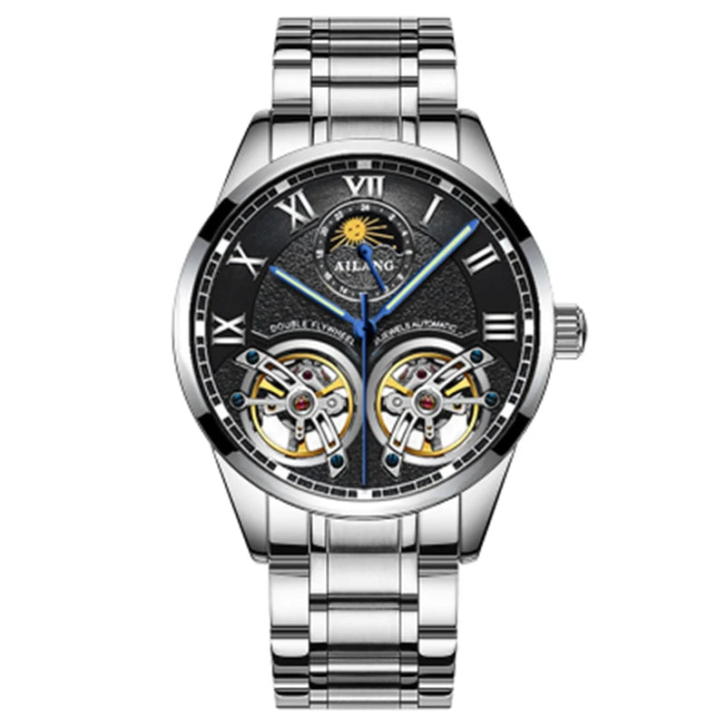 AILANG Dual Flywheel Watch – Auto, Moon Phase