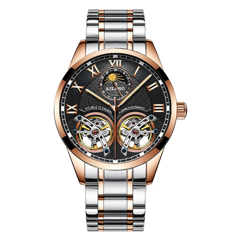 AILANG Dual Flywheel Watch – Auto, Moon Phase