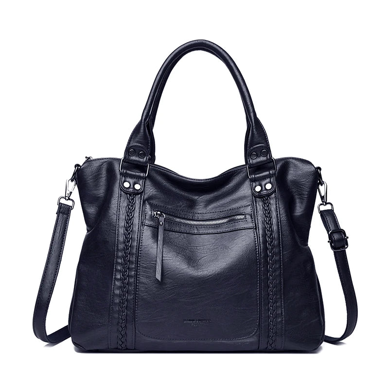 AMYMANG Soft Vegan Leather Crossbody Tote – product image 12