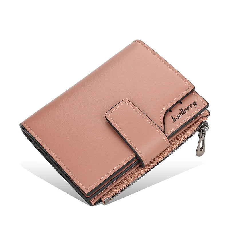 Baellerry Fashion Short Wallet for Women Zipper Card Holder Lady's Birthday Holiday Gift Wallets Smash Price Shop