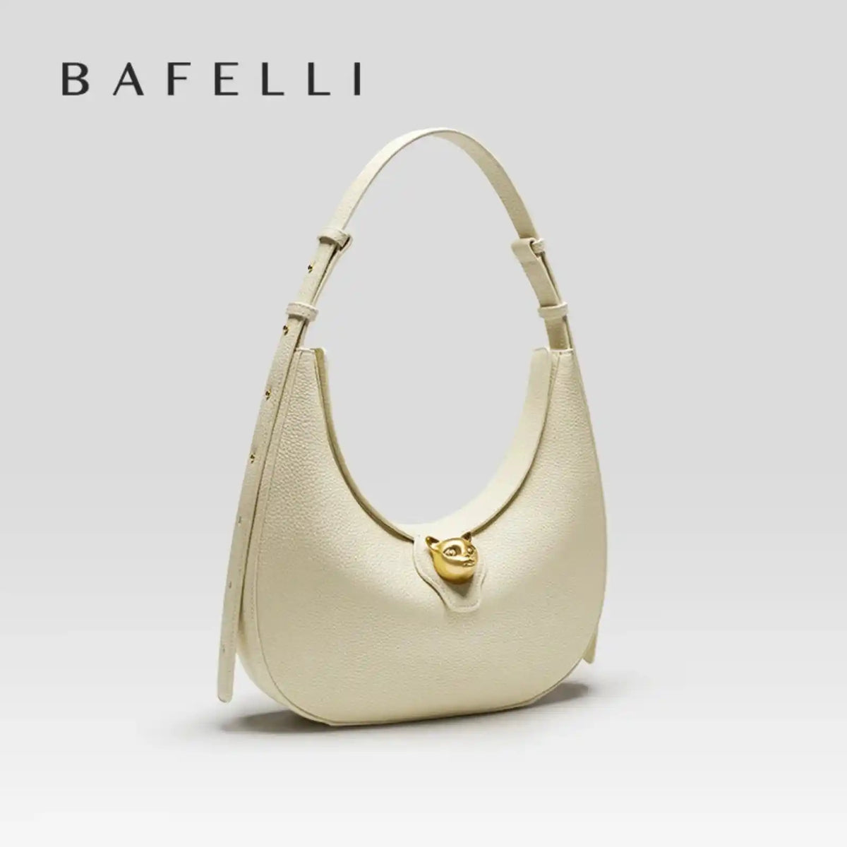 BAFELLI Cat Series Genuine Leather Hobo Shoulder Bag – product image 6