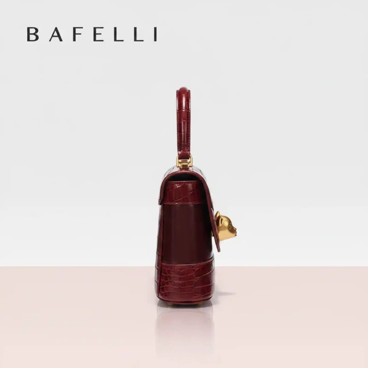 BAFELLI Genuine Leather Flap Handbag – product image 10
