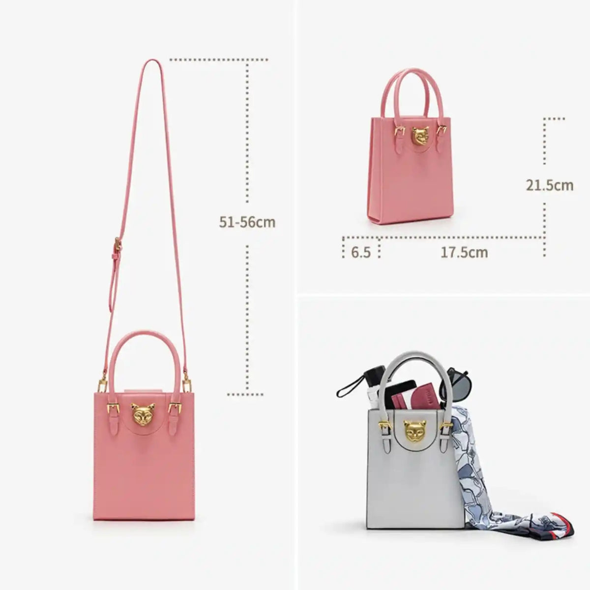 BAFELLI Genuine Leather Mini Tote Crossbody Bag – product image 14