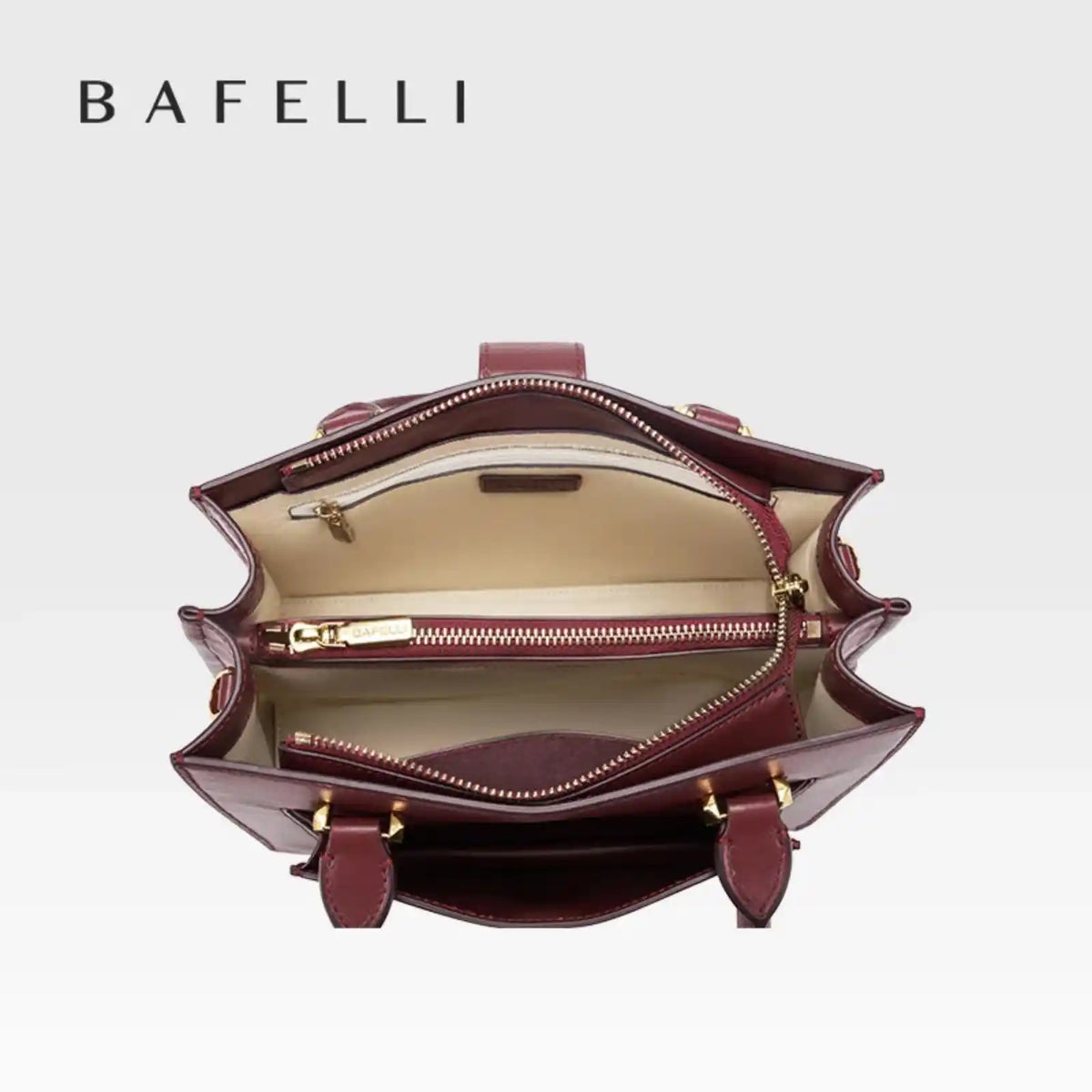 BAFELLI Genuine Leather Multi-Compartment Work Tote – product image 8