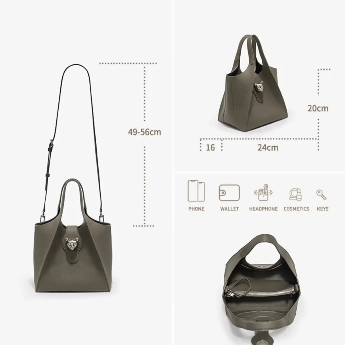 BAFELLI Genuine Leather Small Tote Bag – product image 14