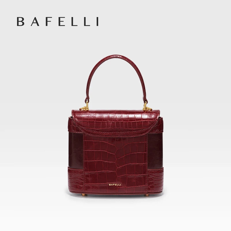 BAFELLI HANDBAG 2026 WOMEN'S NEW LEATHER PURSE EVENING DESIGNER BUCKET CAT LUXURY BRAND FASHION BUSINESS CASUAL BAGS Smash Price Shop