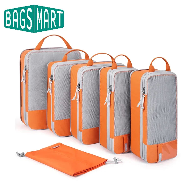 BAGSMART Compression Packing Cubes Travel Organizer Set – product image 1