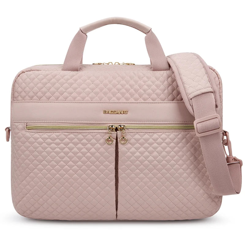 BAGSMART Large Capacity 17 inch Laptop Bag Shoulder Messenger Notebook Pouch Briefcase Office Travel Business Computer HandBag Smash Price Shop