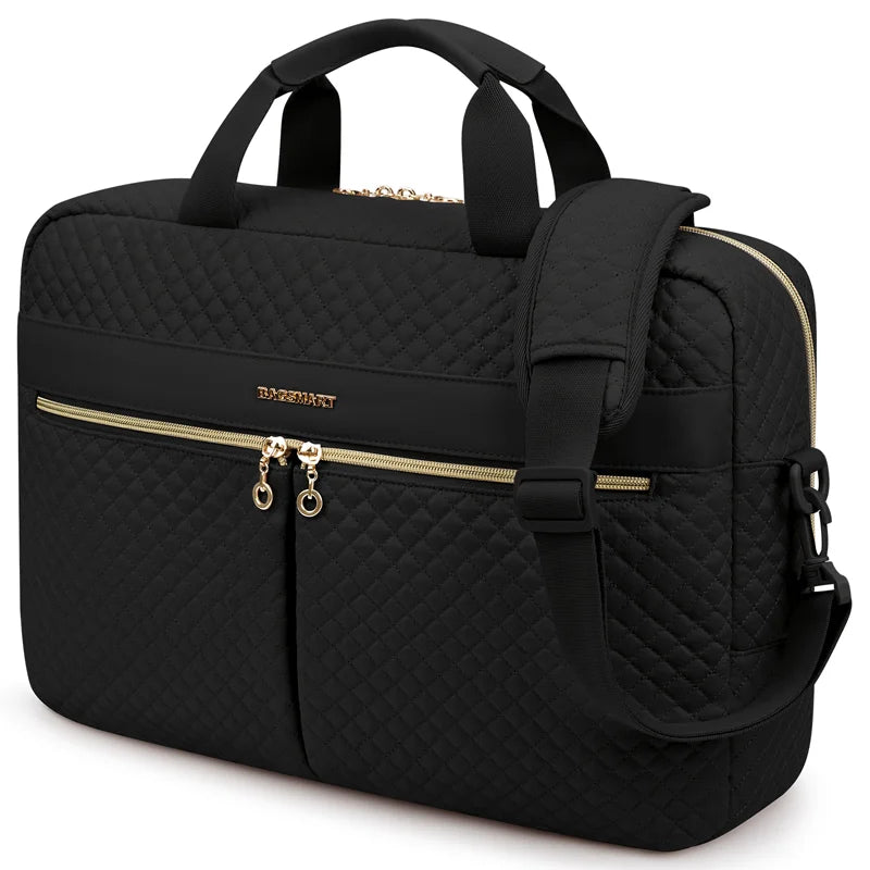 BAGSMART Large Capacity 17 inch Laptop Bag Shoulder Messenger Notebook Pouch Briefcase Office Travel Business Computer HandBag Smash Price Shop
