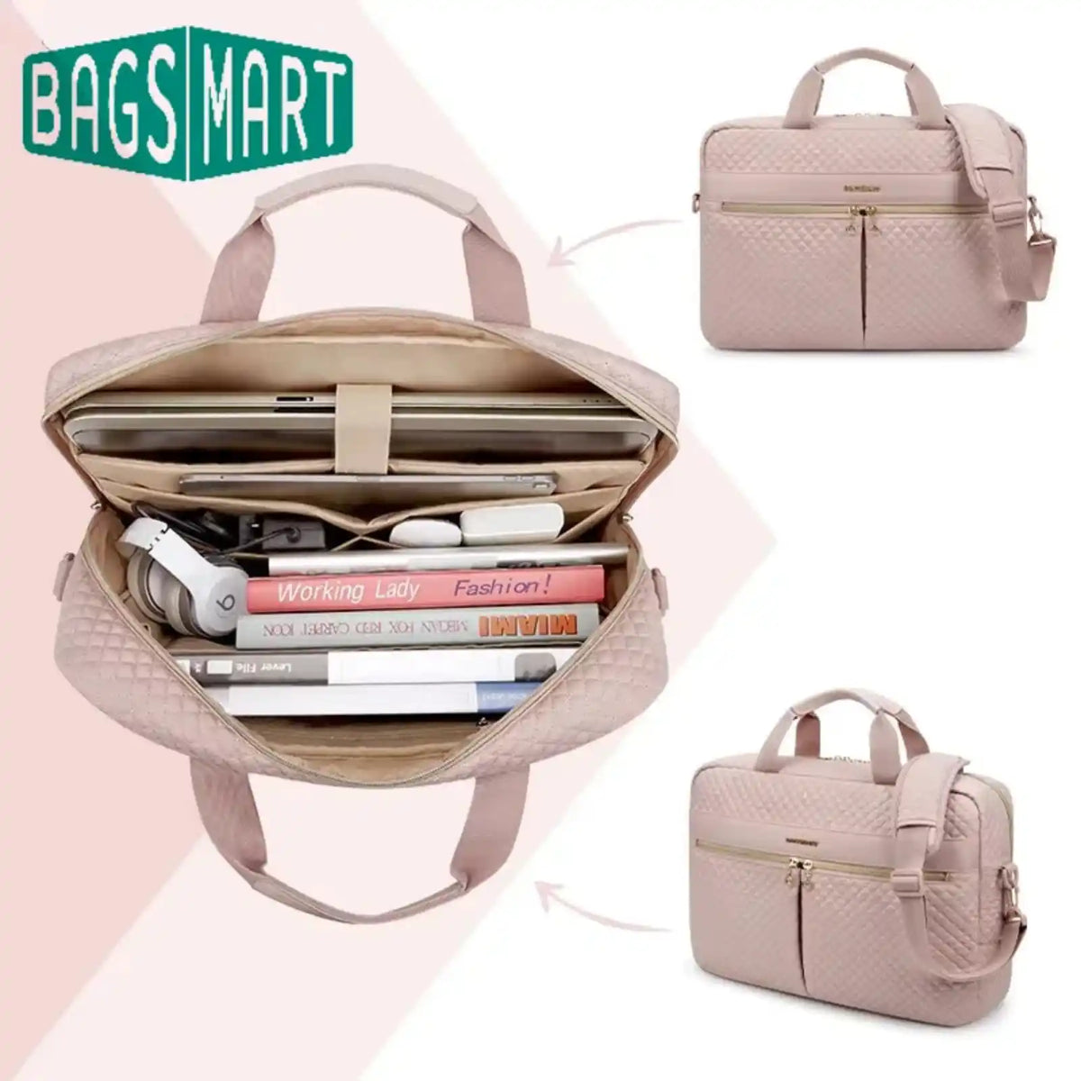 BAGSMART Professional Laptop Shoulder Bag – product image 7
