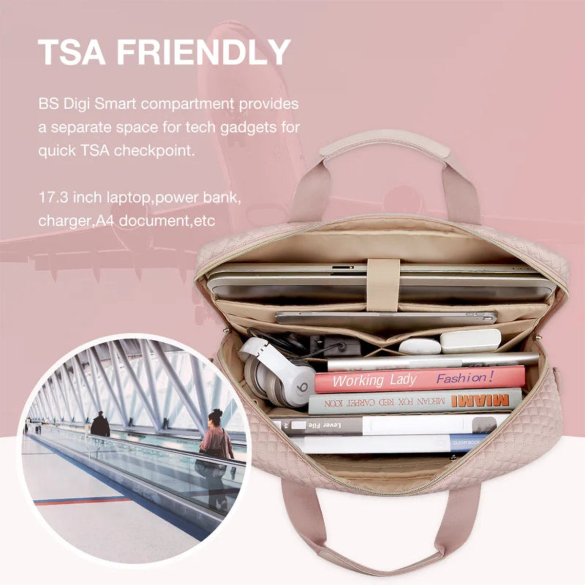 BAGSMART Professional Laptop Shoulder Bag – product image 8