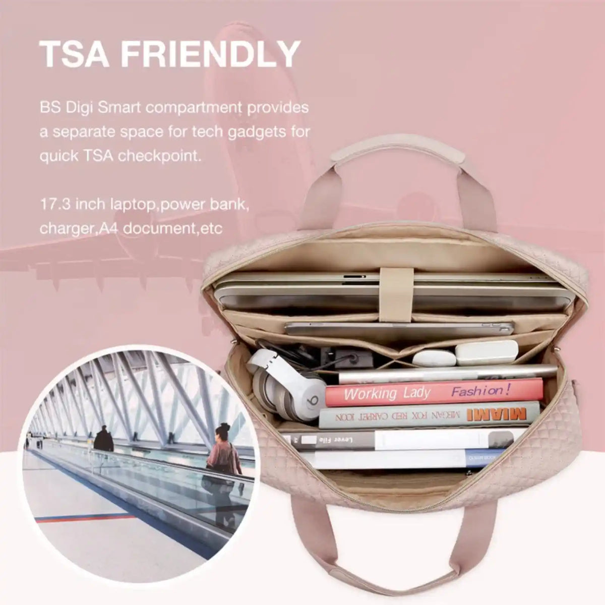 BAGSMART Professional Laptop Shoulder Bag – product image 9