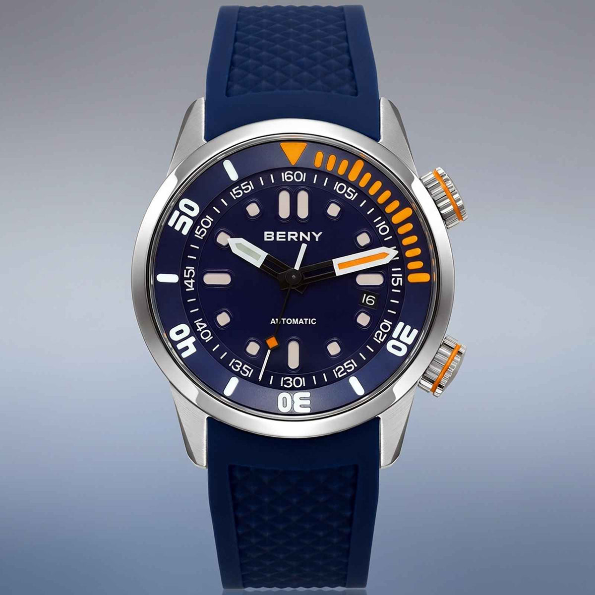 BERNY AM339M Dive Watch – 200M Automatic Sapphire Smash Price Shop Men's Watch