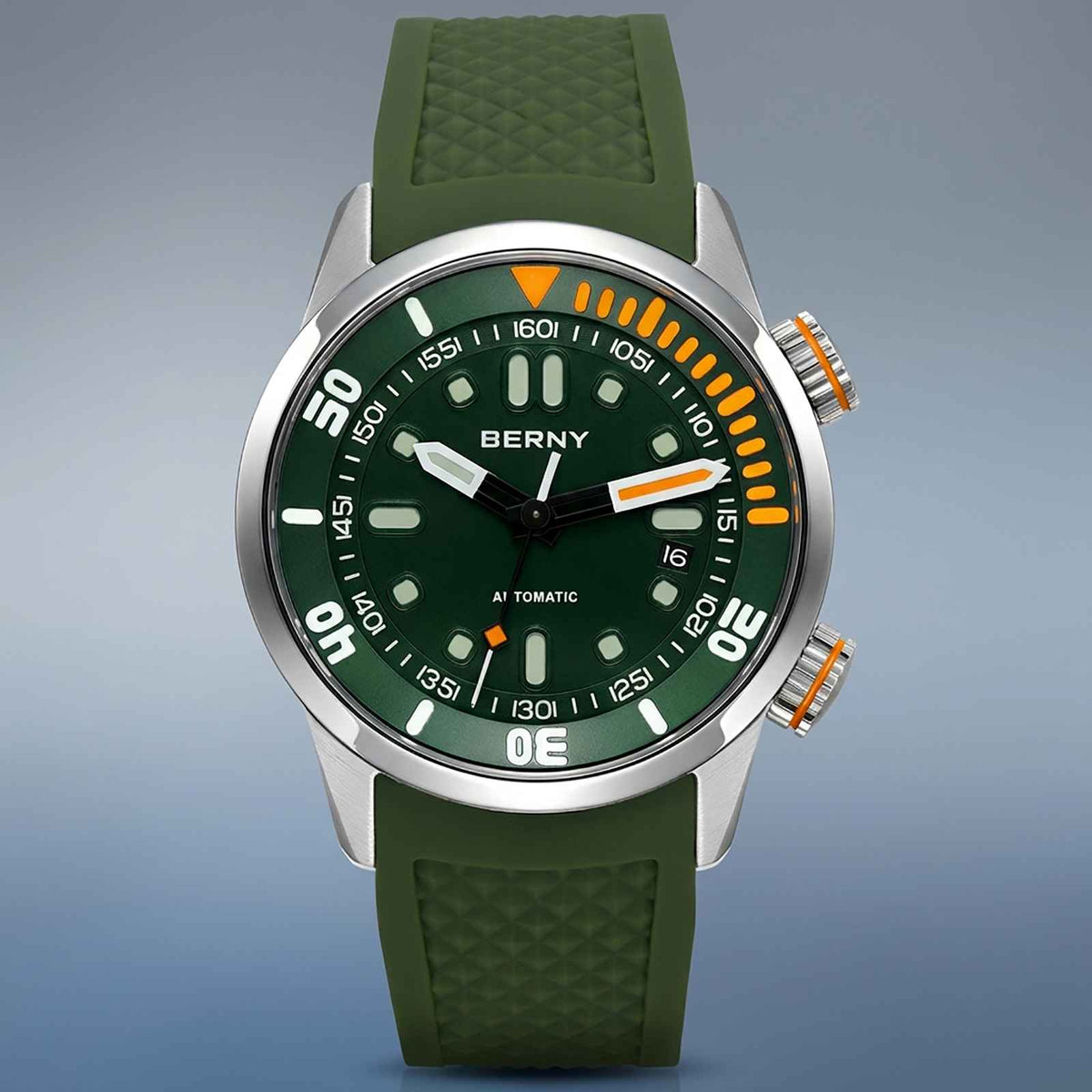 BERNY AM339M Dive Watch – 200M Automatic Sapphire Smash Price Shop Men's Watch