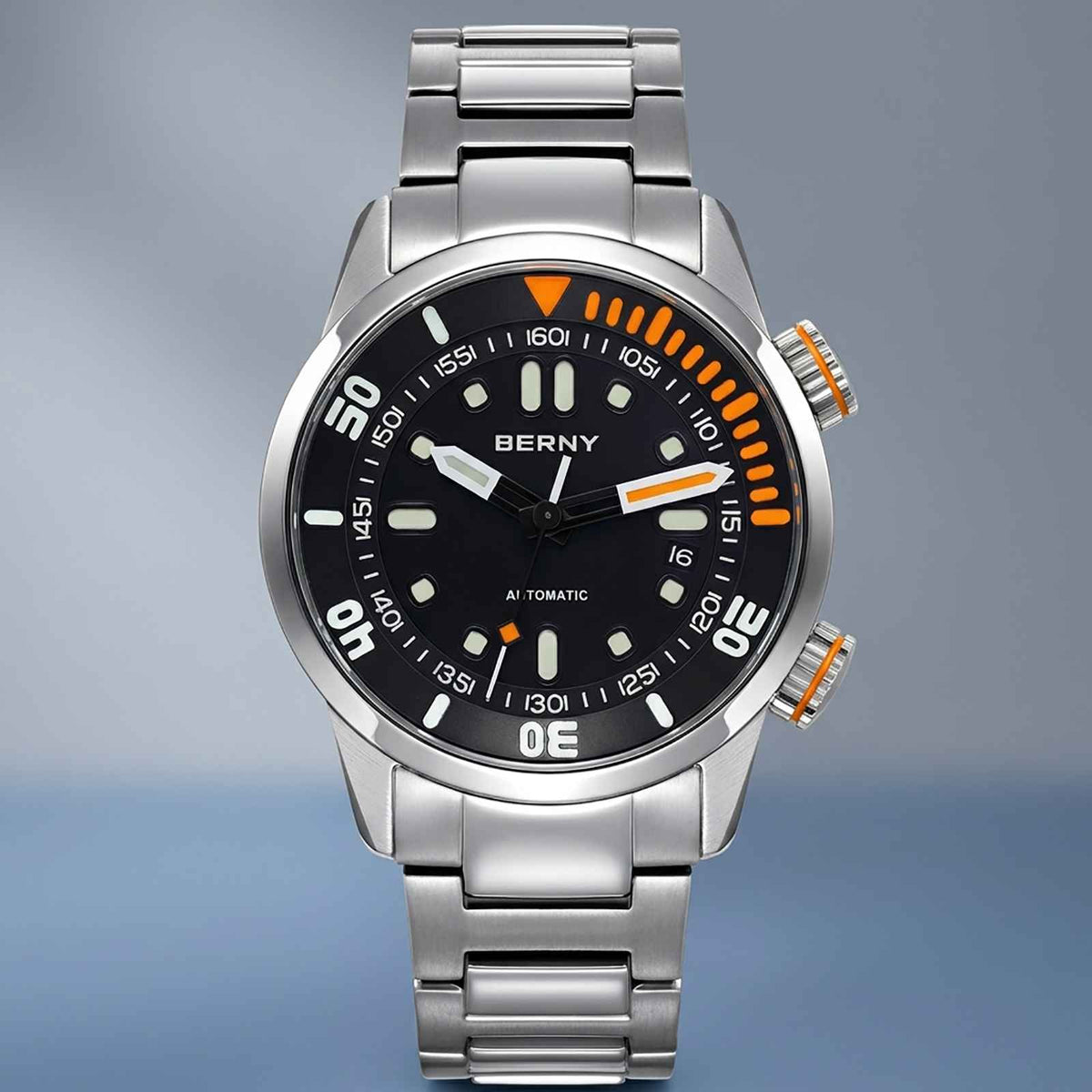 BERNY AM339M Dive Watch – 200M Automatic Sapphire Smash Price Shop Men's Watch