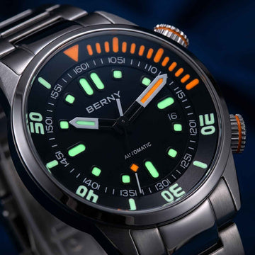 BERNY AM339M Dive Watch – 200M Automatic Sapphire Smash Price Shop Men's Watch