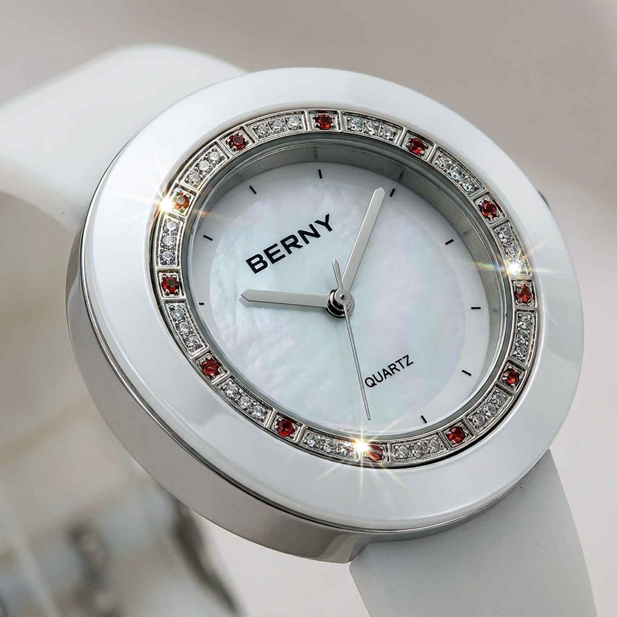 BERNY Diamond Women’s Watch – Lightweight Luxury Quartz Smash Price Shop Women's Watch