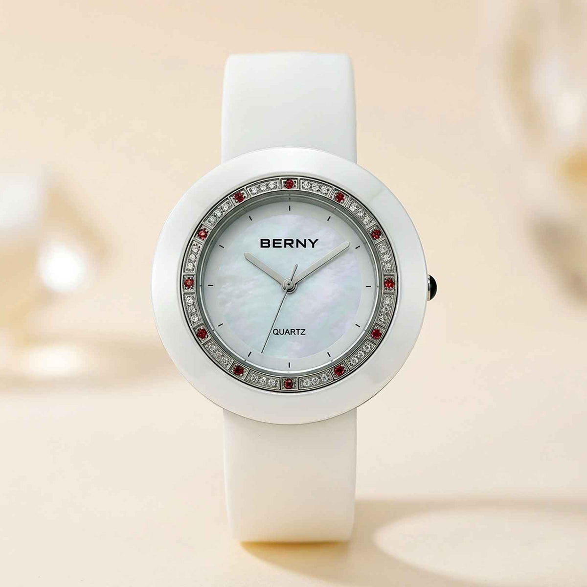 BERNY Diamond Women’s Watch – Lightweight Luxury Quartz Smash Price Shop Women's Watch