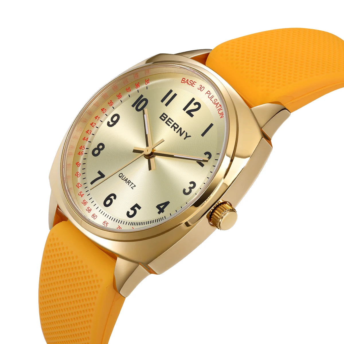 BERNY Nurse Women’s Watch – Easy-Read Quartz, Luminous & Waterproof