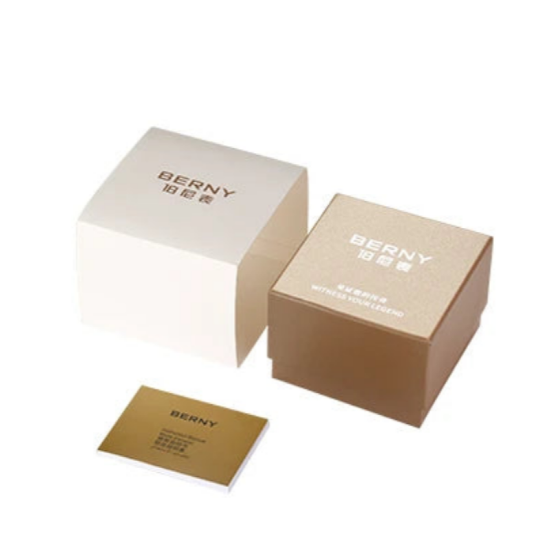 BERNY Women's Moon Phase Watch – Elegant Leather Design