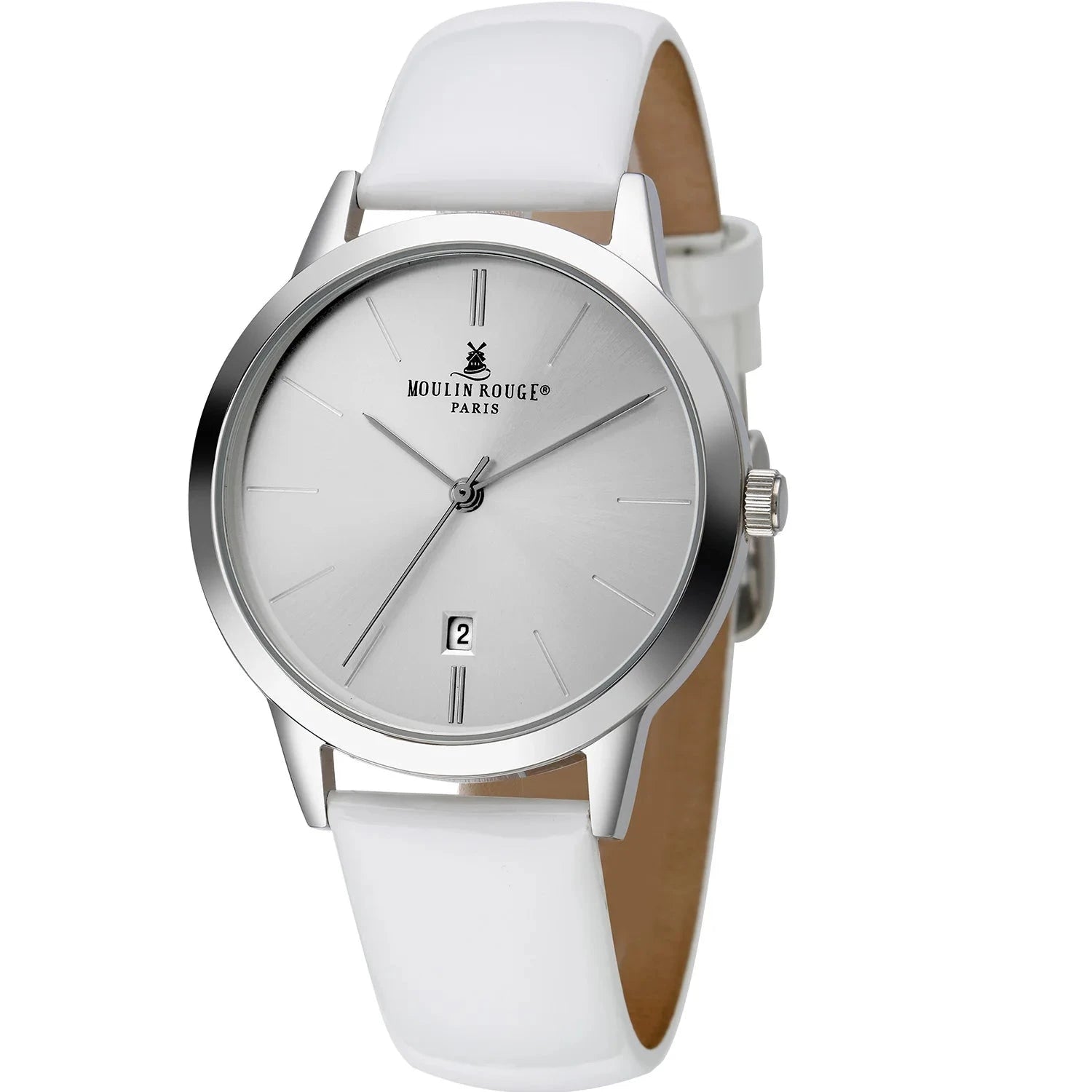 BERNY Women’s Watch – Japan Quartz, Leather Strap, Calendar, Waterproof