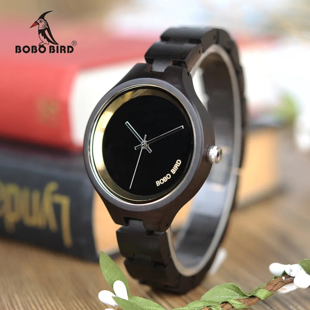 BOBO BIRD WP16 Women’s Wooden Watch – Custom Logo, Quartz, Eco-Friendly