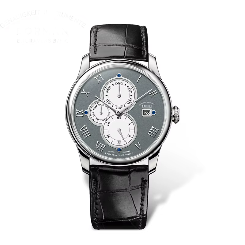 BORMAN BM18011 Men’s Automatic Watch – Calendar Sapphire Business Classic